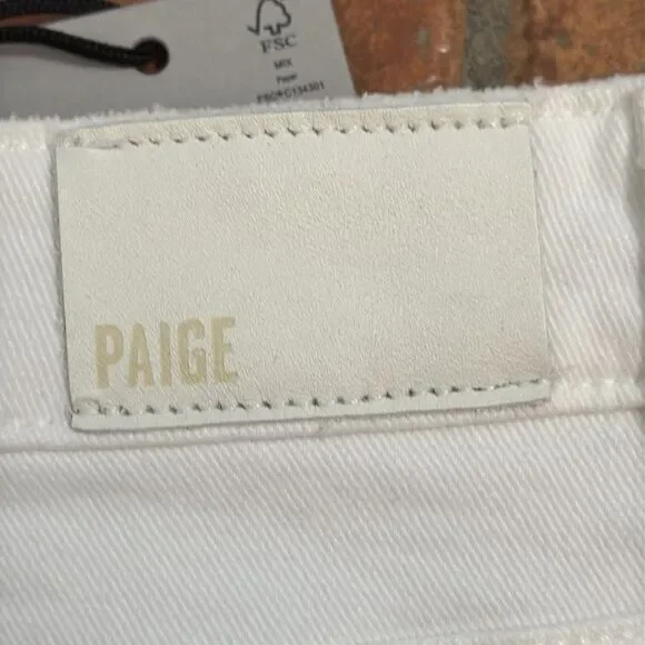 NWT PAIGE Women's Flaunt Ultra High Rise Slightly‎ a Lined Waist Shorts Size 34 - Picture 5 of 11